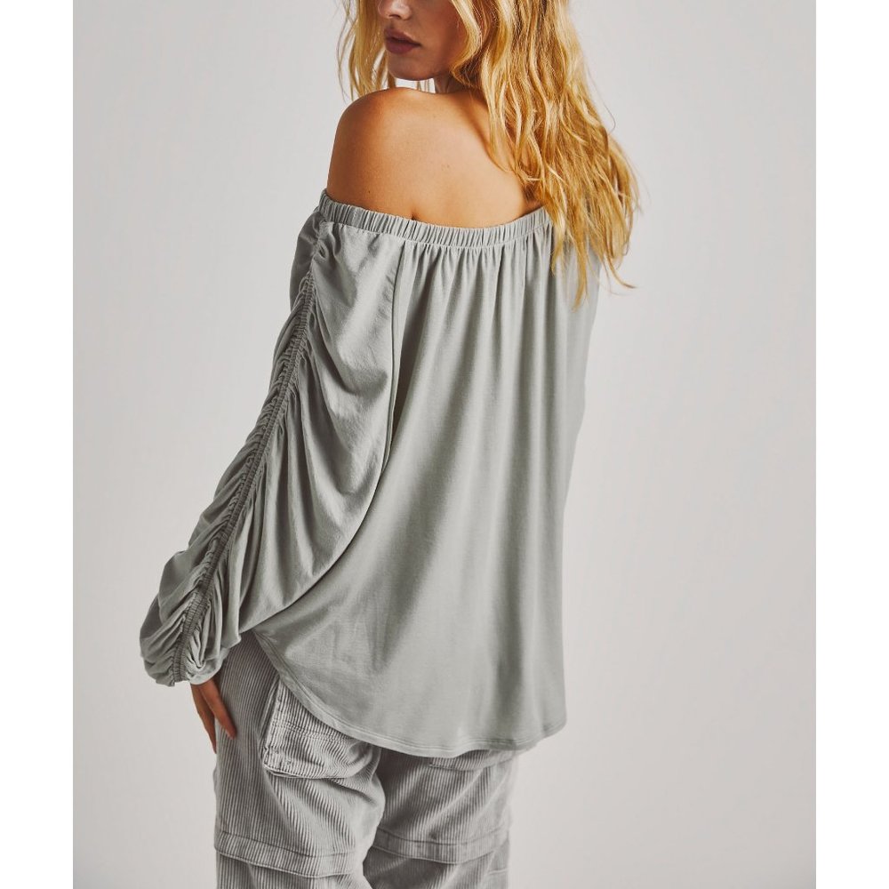 FREE PEOPLE Care FP Serenade Tee / Springdust - Picture 4 of 10
